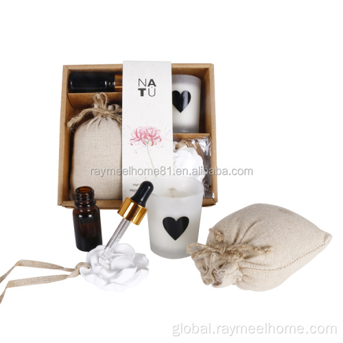 Natural Reed Diffuser 70g scented candle and 10ml oil scented sachet Supplier